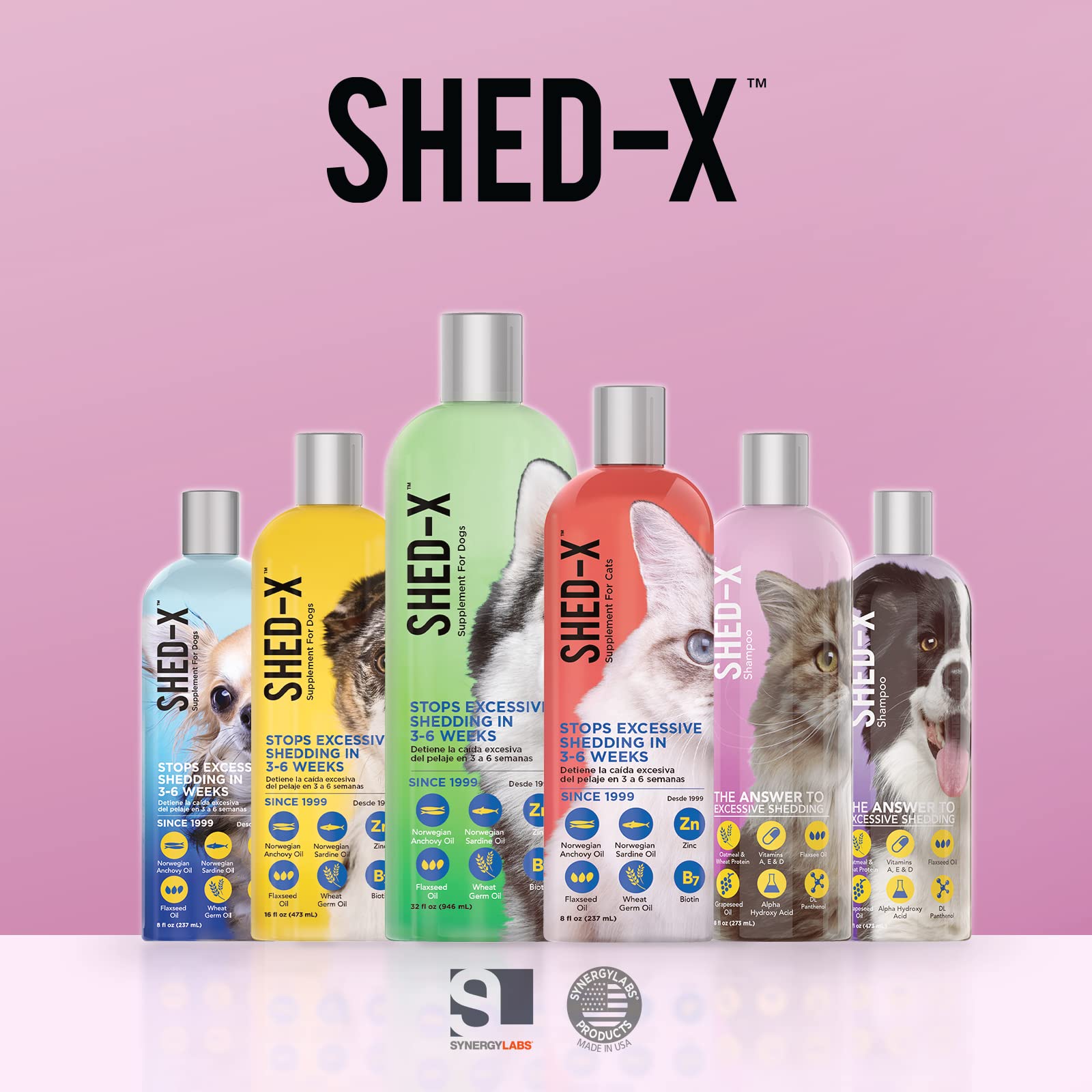 Shed-X: uso frecuente recomendado para el cuidado básico del pelaje del gato