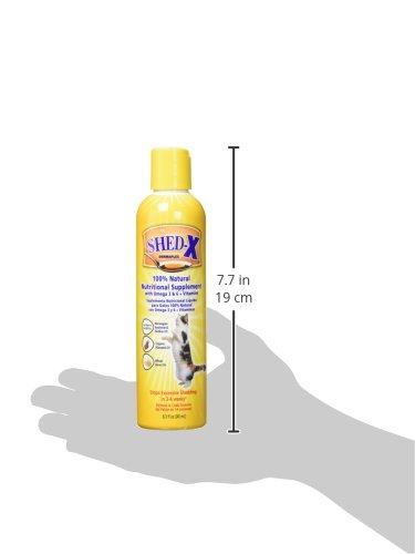 Shed-X Omega-3 líquido, fuente de aceites para la piel.