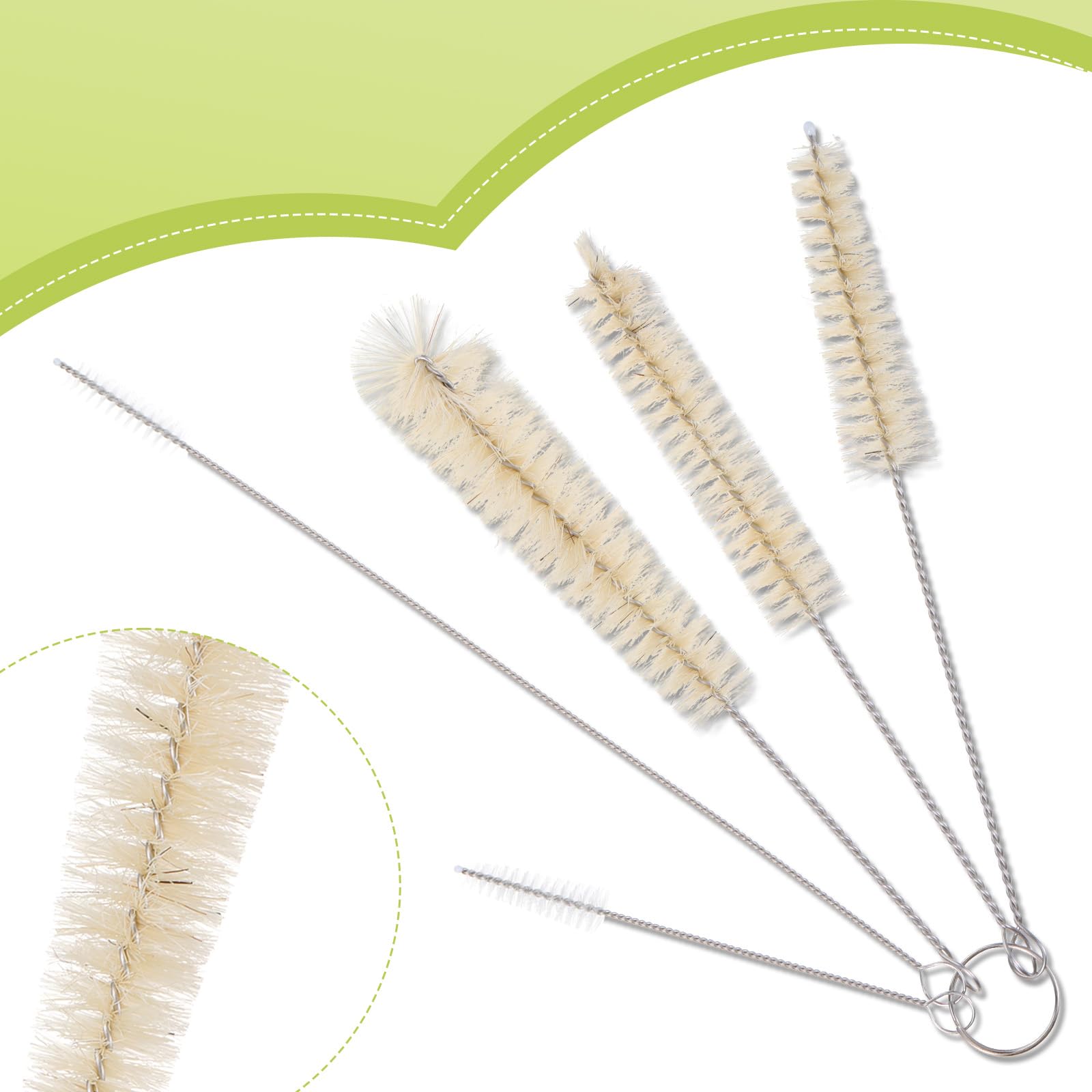 SynHHnergyx conjunto de 14 piezas para limpieza detallada de fuentes de mascotas.
