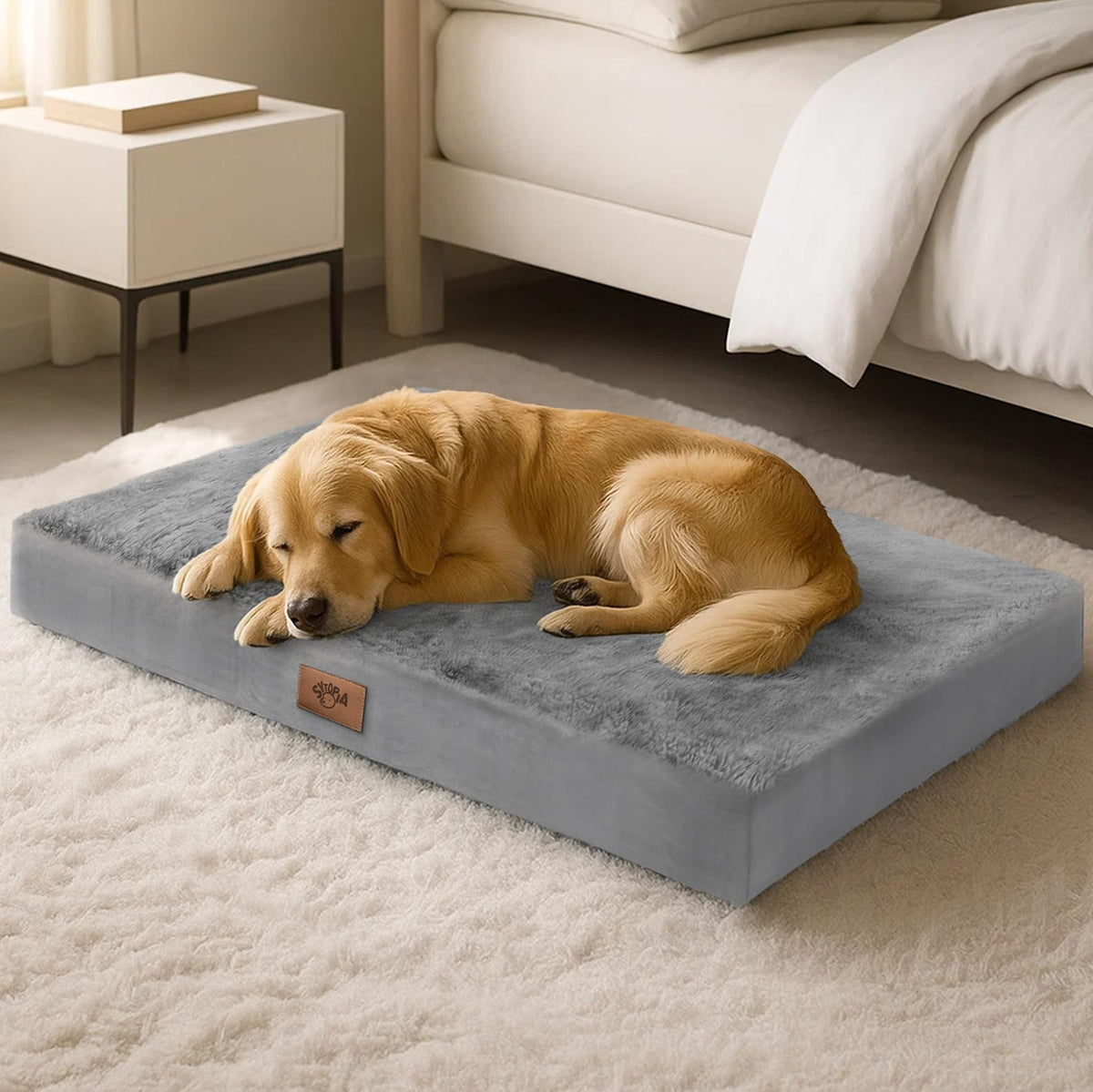 Sytopia cama ortopédica para perros grandes con soporte para articulaciones.