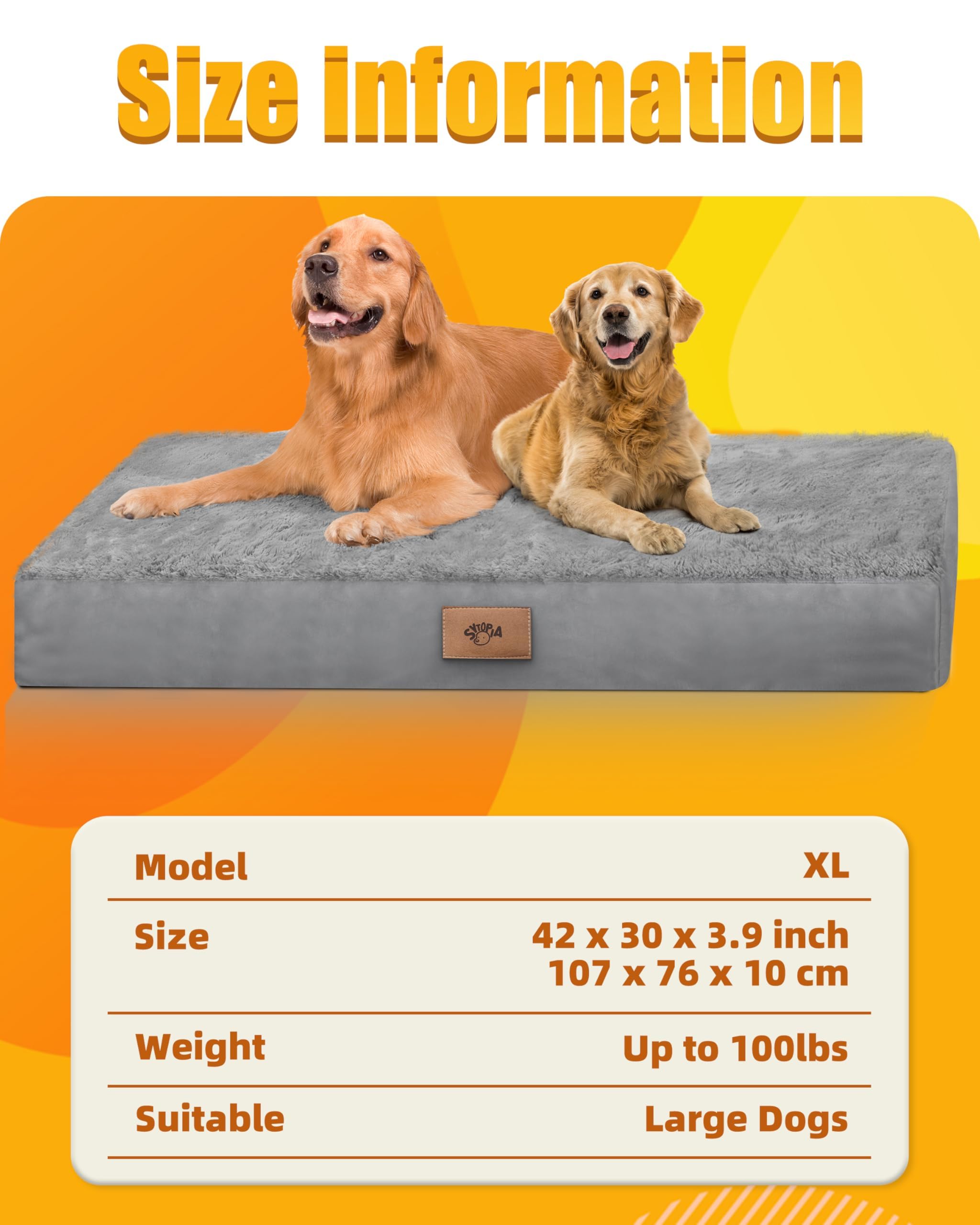 Cama lavable Sytopia para perros, limpieza rápida