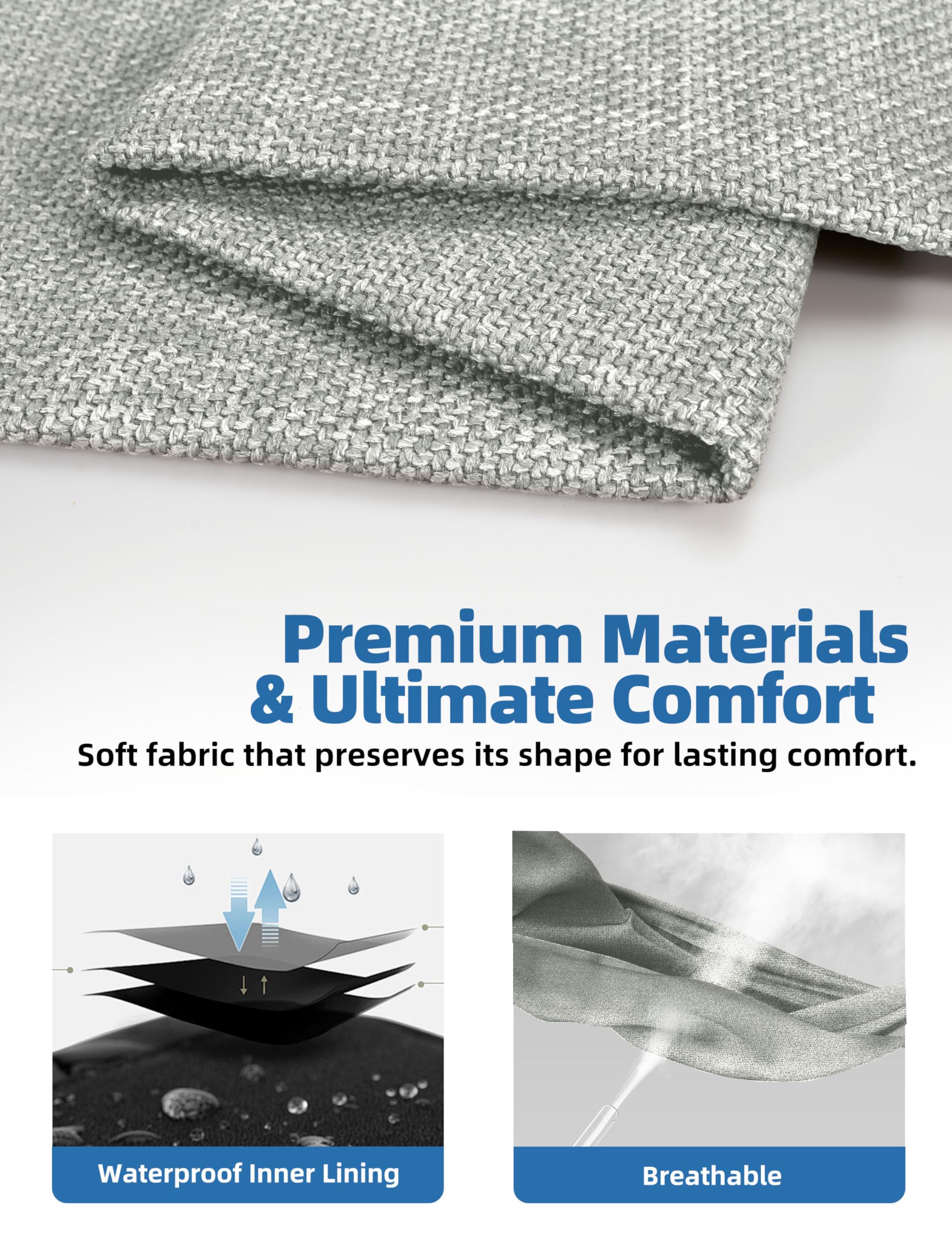 Capa exterior de la cama Sytopia XL protege el núcleo.