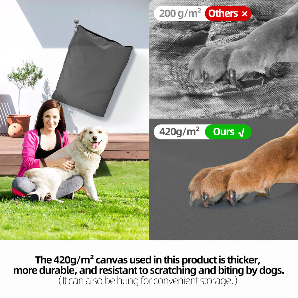 Funda desmontable e impermeable de Sytopia para limpieza rápida.
