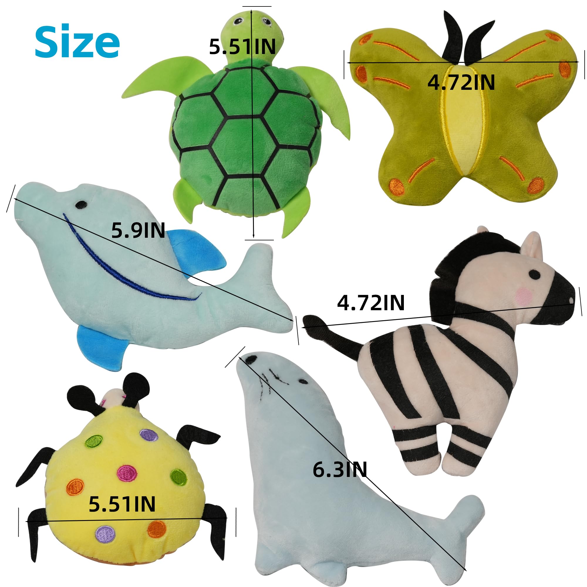SZKOKUHO juguete de peluche con sonajero: estimula el juego y el sonido.