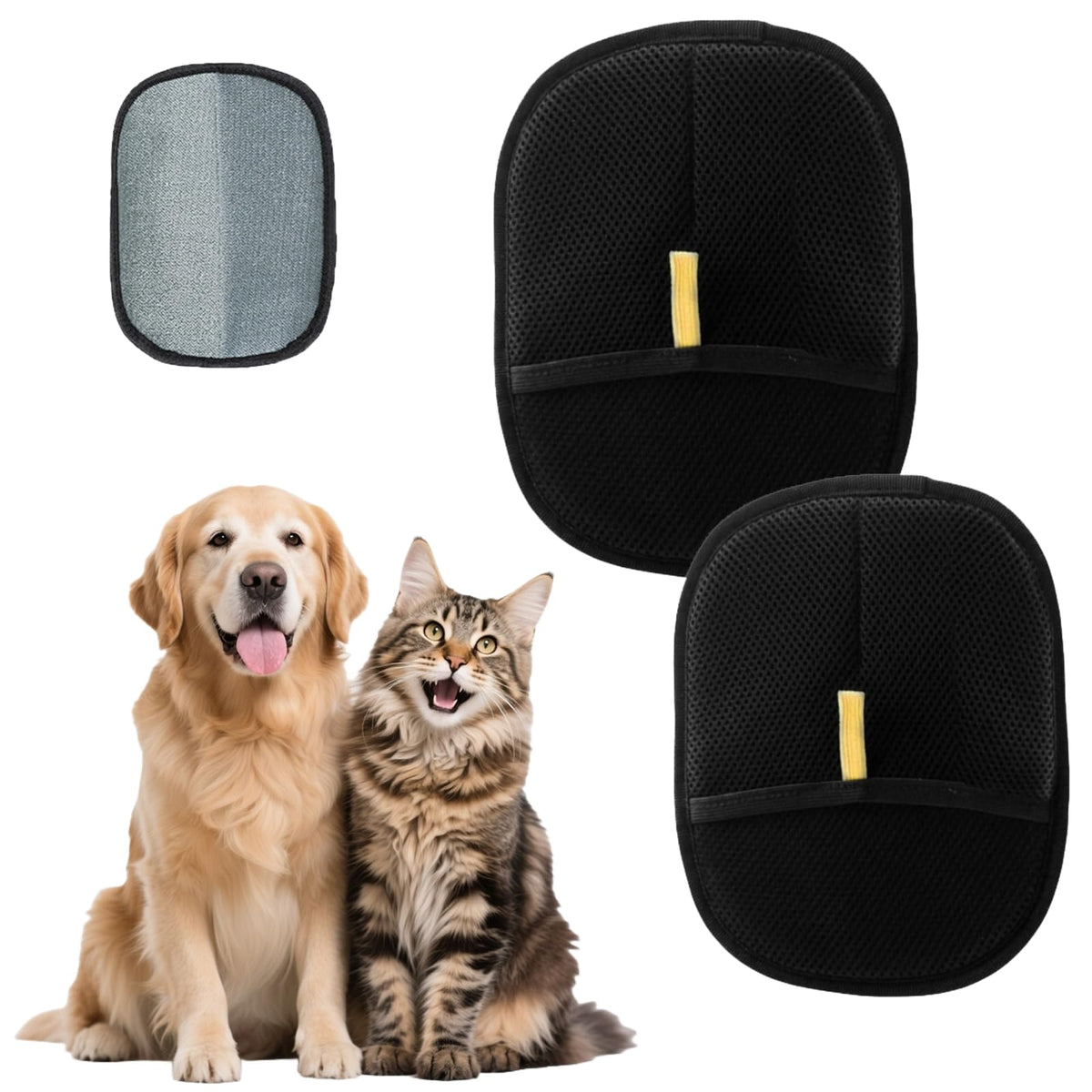 Guante Szyafei quita pelo de perros y gatos para limpieza rápida.