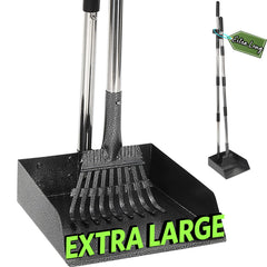 T2Y Recogedor con alcance de 48 pulgadas para evitar doblarte durante la limpieza.