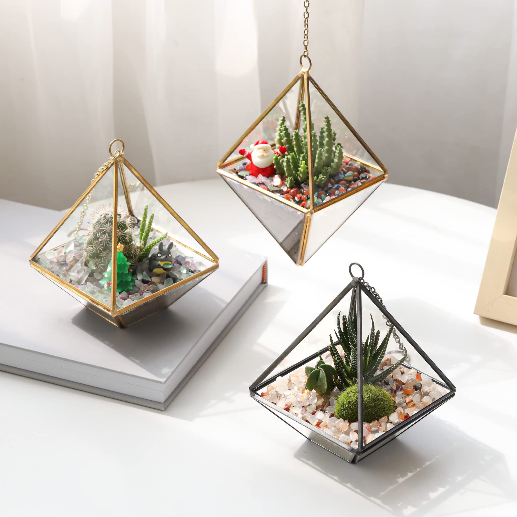 Garnissage de vase T4U, petites pierres polies pour décor élégant.