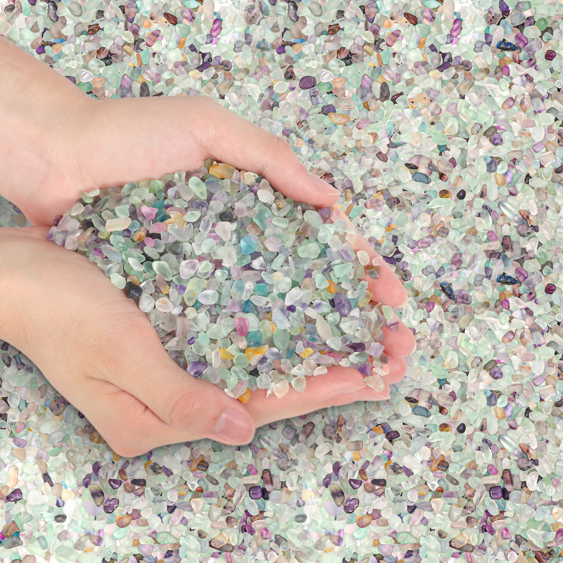 Piedras de cristal T4U para jarrones y terrarios brillantes.