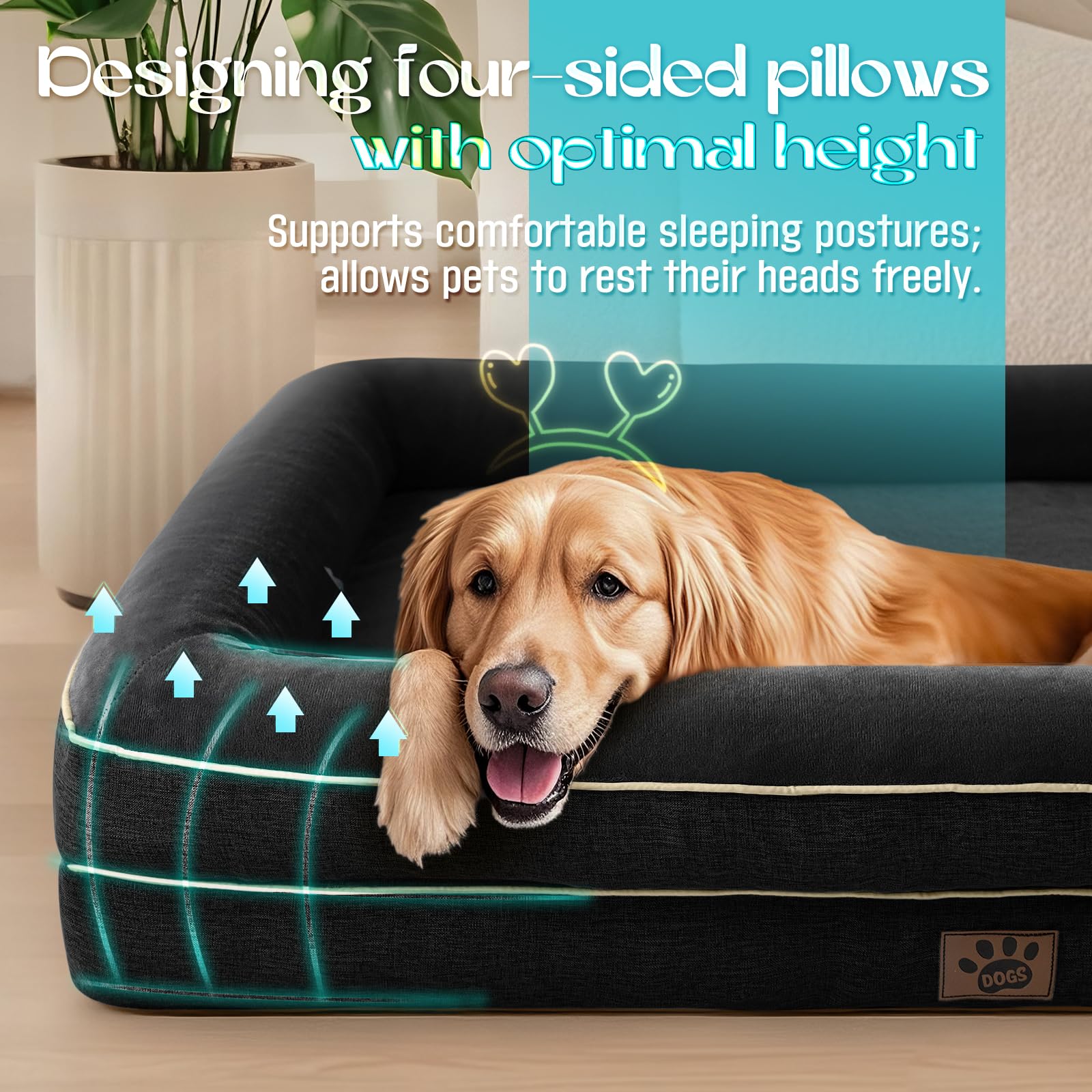 TaiBest cama extragrande funda lavable en máquina para mantenimiento fácil