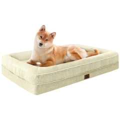 TaiBest cama para perros extragrandes con espuma viscoelástica impermeable y funda lavable