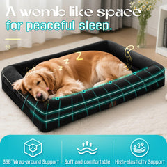 TaiBest cama extragrande funda desmontable para limpieza rápida