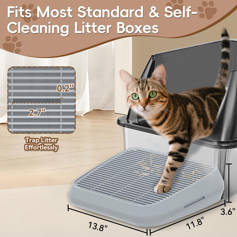 TAILRYTH pasos gatos mayores adaptabilidad universal en cajas de arena