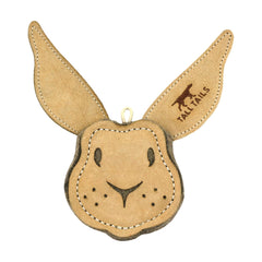 Tall Tails Scrappy, juguete de cuero natural para perros, ideal para traer.