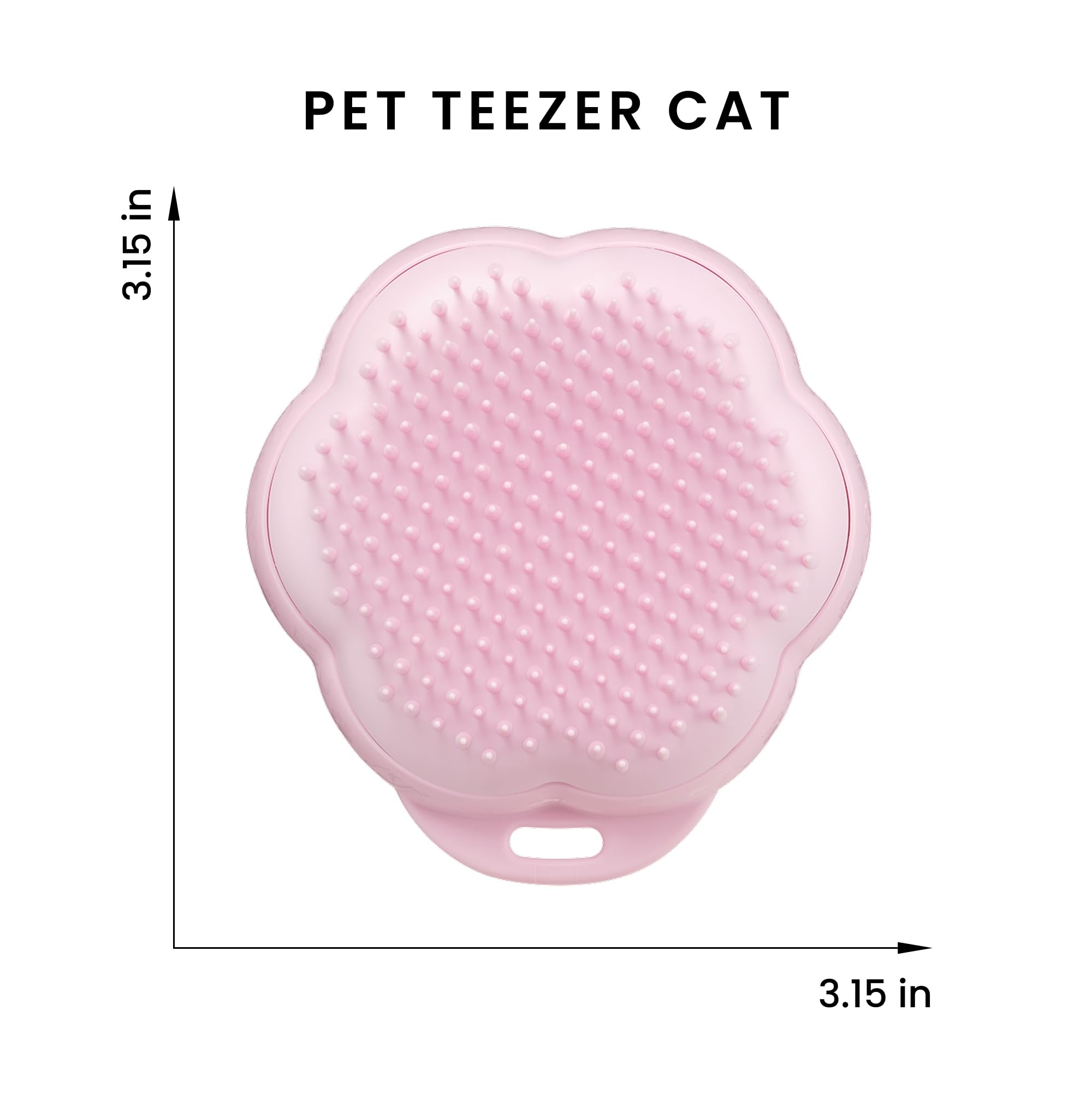 Tangle Teezer uso diario para gatos: cómodo, seguro y apto para pelaje corto a medio.