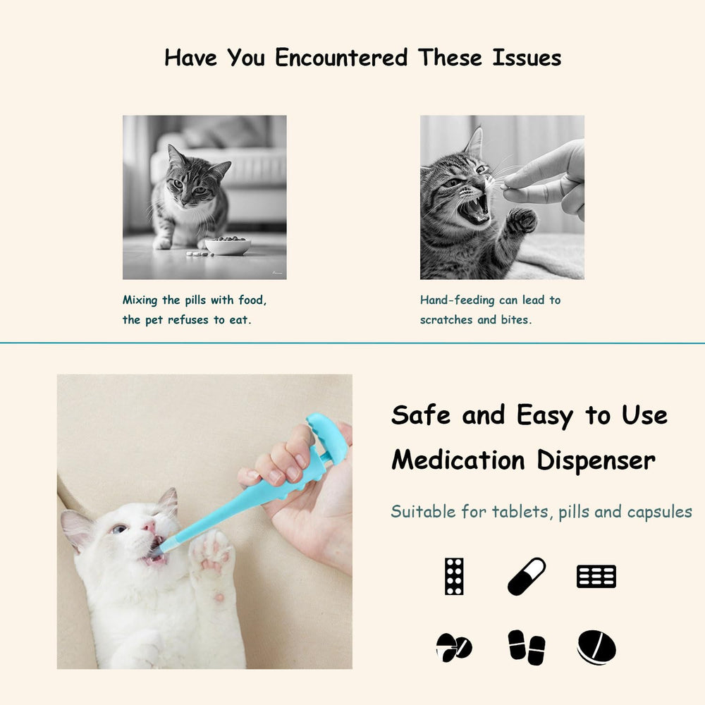 TAOZUA uso fácil para administrar pastillas a tu mascota