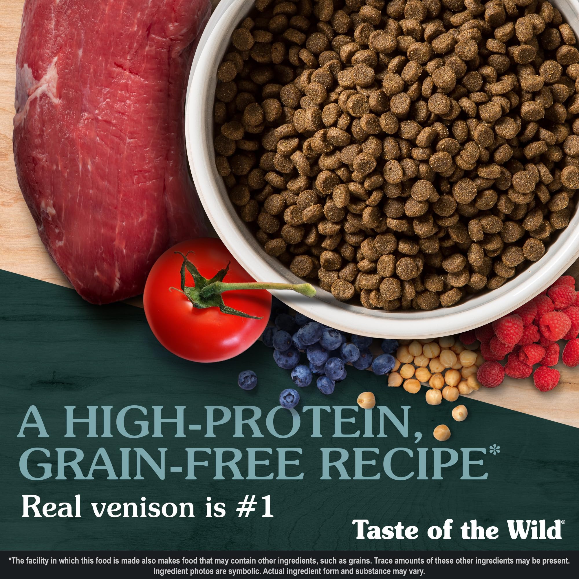 Taste of the Wild Appalachian Venison etiqueta de ingredientes y superalimentos