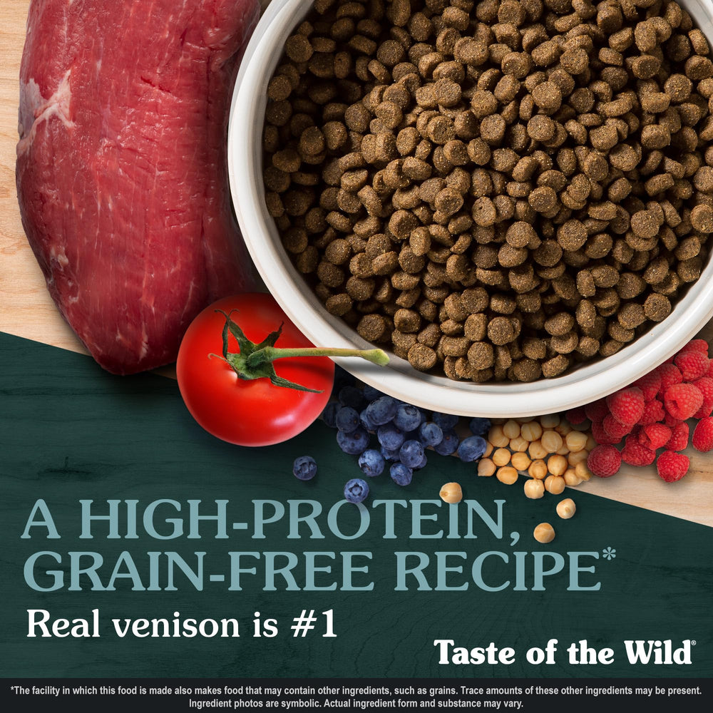Taste of the Wild Appalachian Venison etiqueta de ingredientes y superalimentos