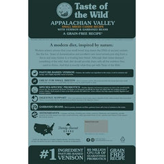 Taste of the Wild Appalachian Venison croquetas pequeñas para razas pequeñas