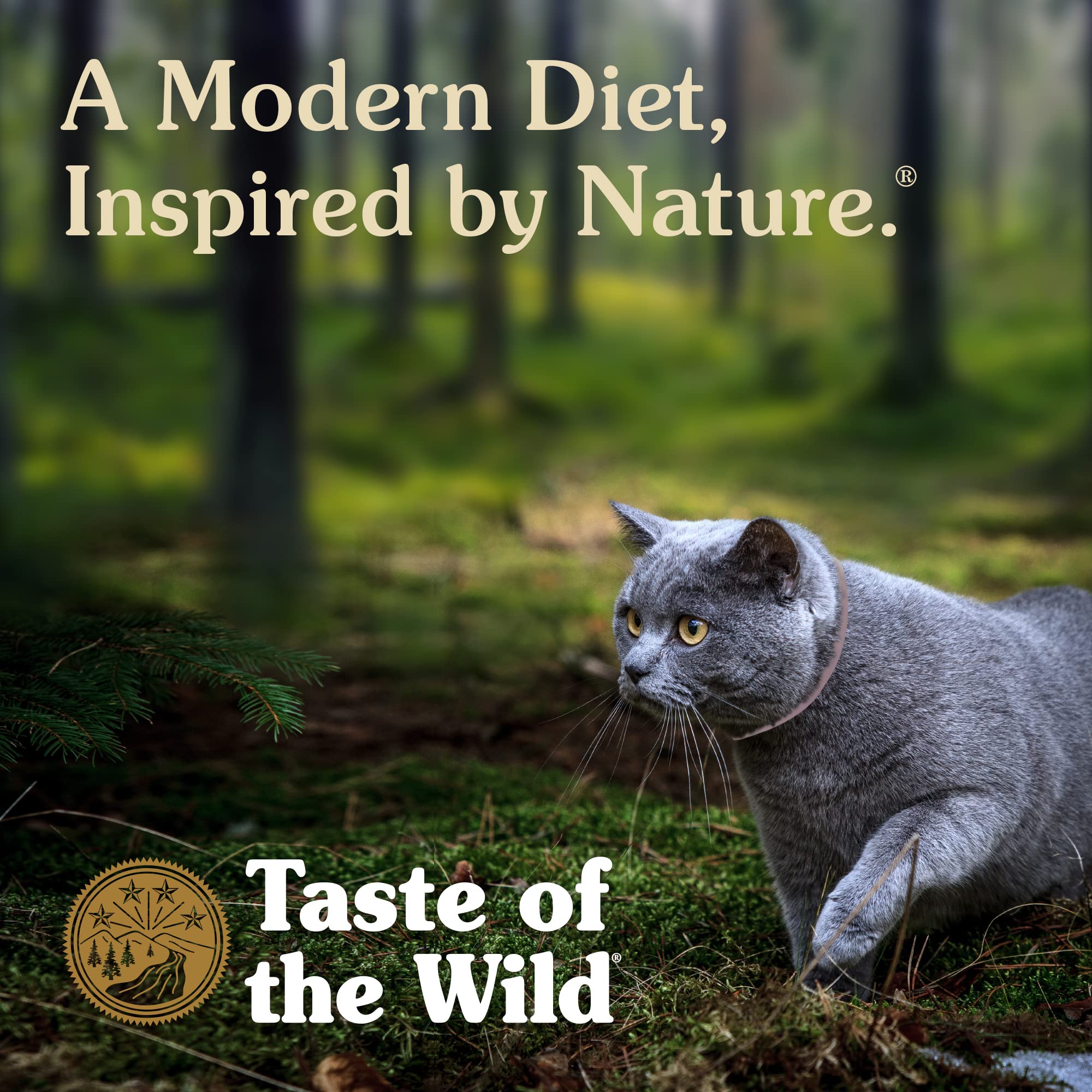 Taste of the Wild Canyon River: etiqueta muestra origen en eeuu y calidad.