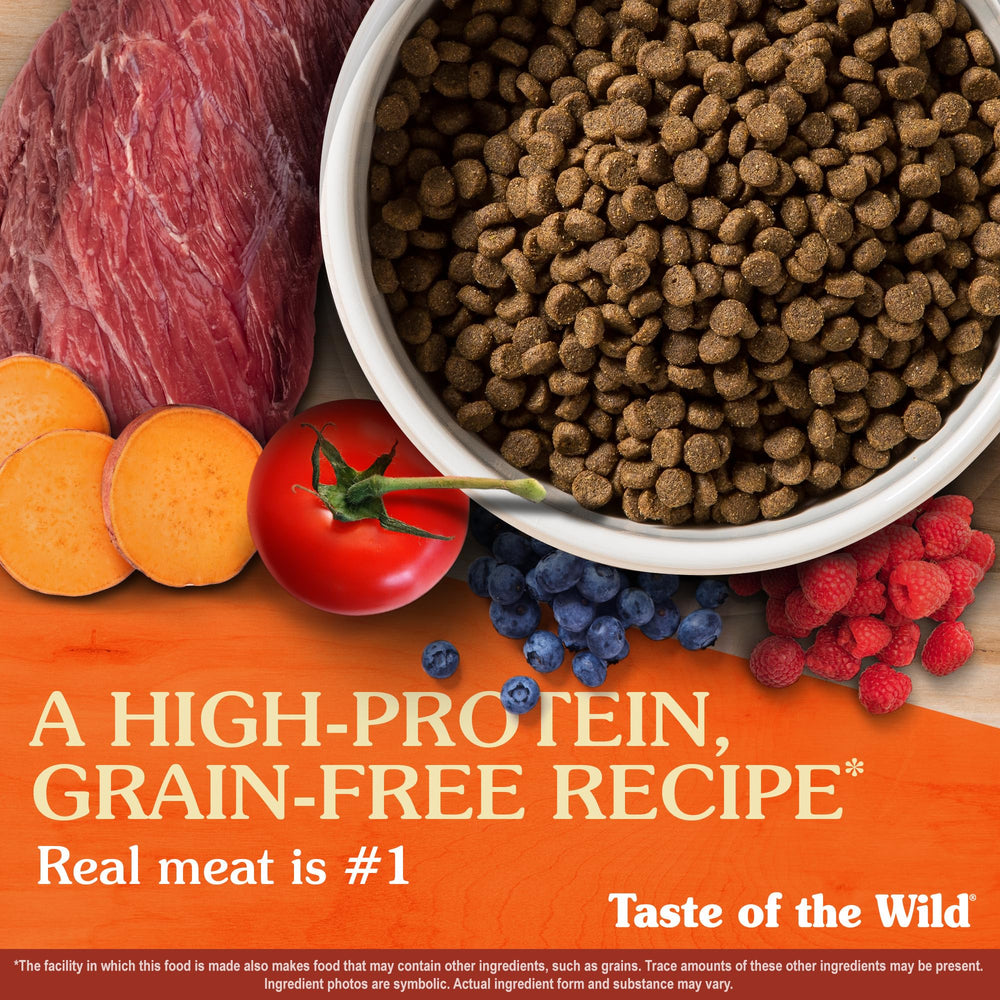 Taste of the Wild High Prairie, probióticos K9 para salud digestiva e inmunidad