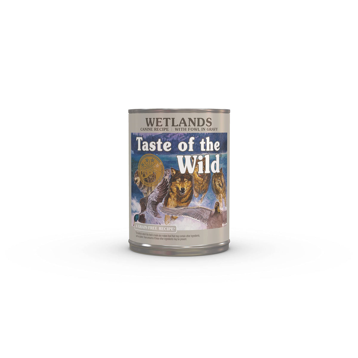 Taste of the Wild Wetlands: lata de comida para perros con pato en salsa, apoyo a músculos magros
