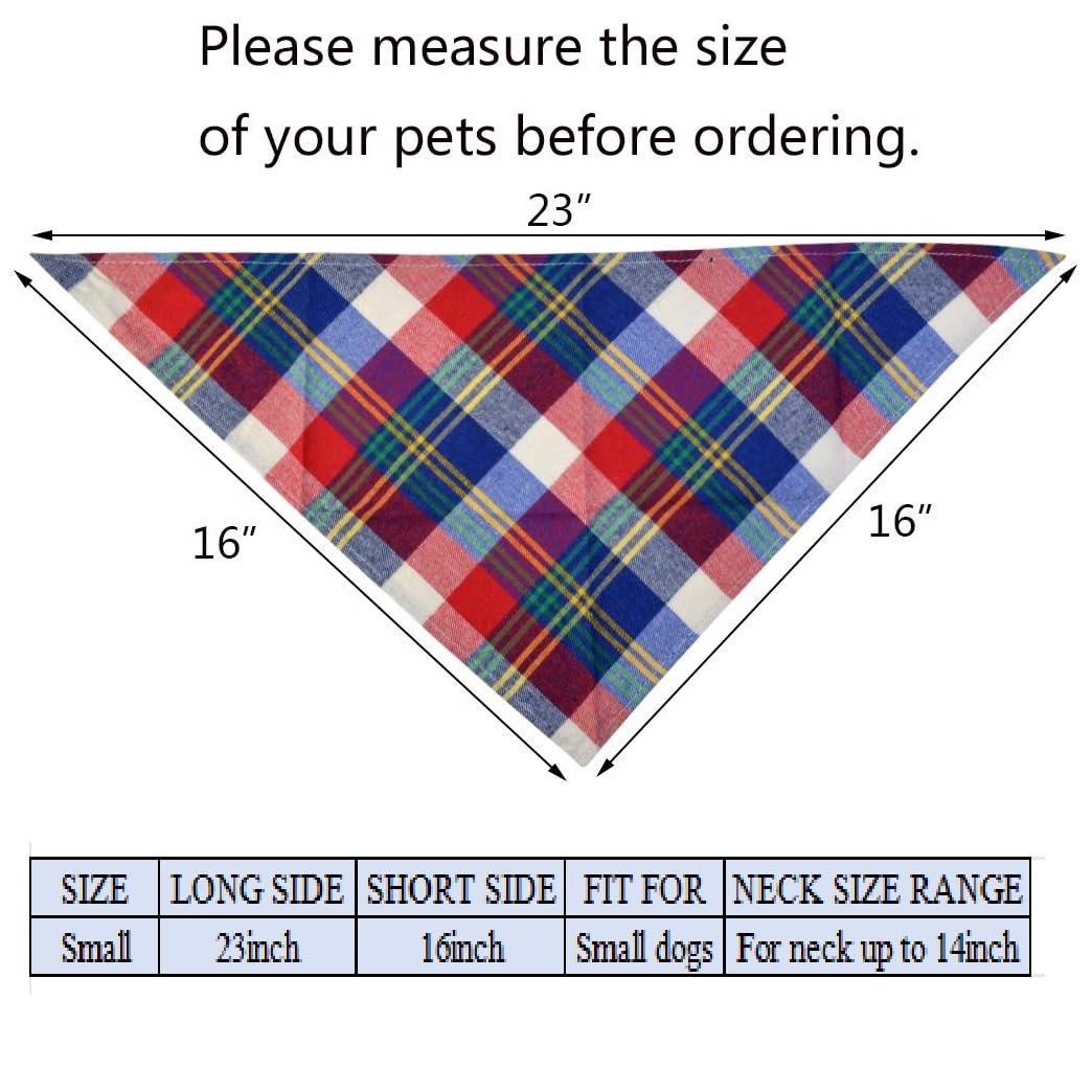Bandanas Tayfremn para perros, triángulo colorido, complemento versátil para estilos diarios.