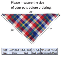 Bandanas Tayfremn para perros, triángulo colorido, complemento versátil para estilos diarios.