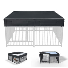 TBNO cobertor para jaula de perro con tela 1680D Oxford, protección duradera al aire libre.