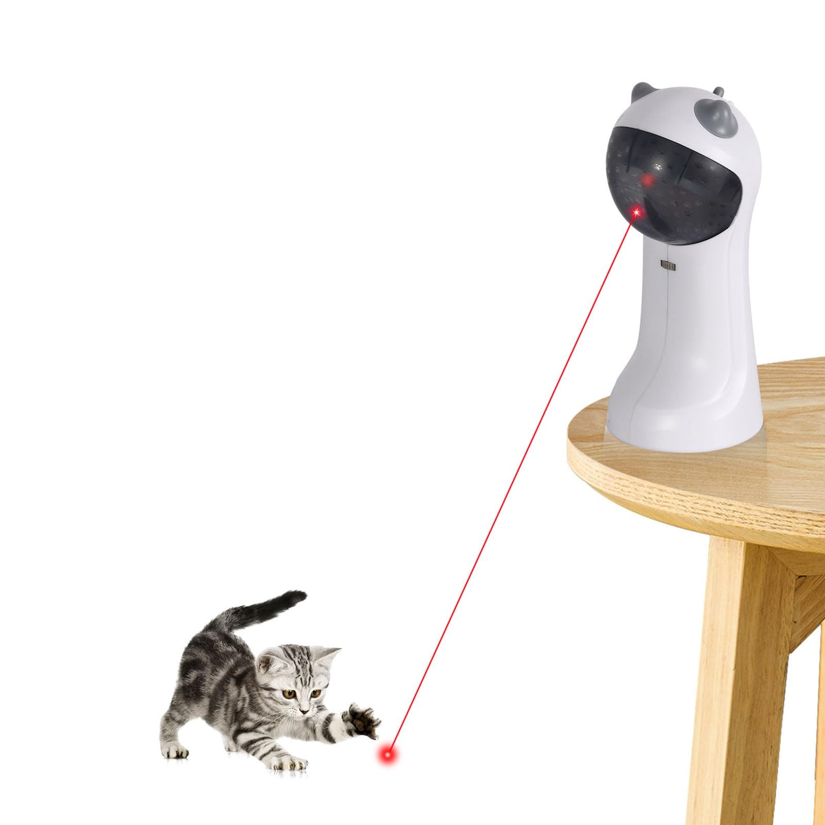 TBTeek gato juguete - rotación aleatoria para estimular el instinto de caza y ejercicio.