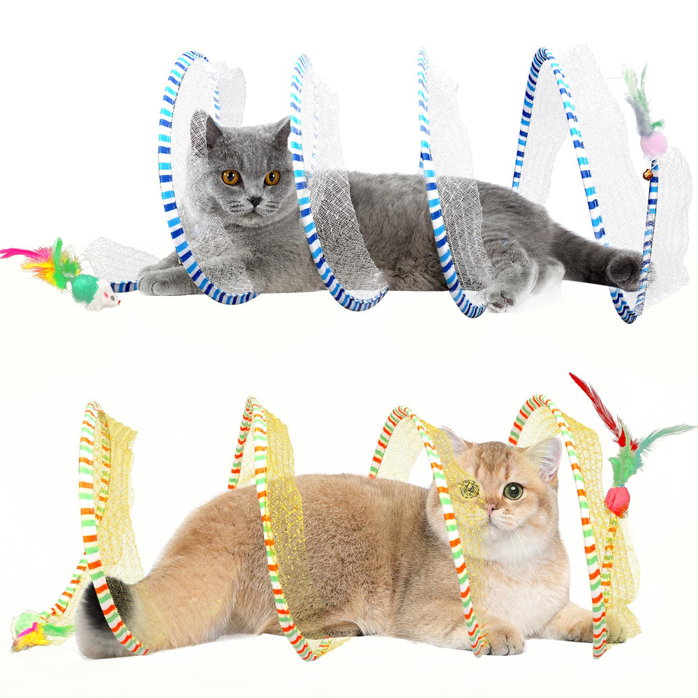 TEASIK túnel para gato grande amarillo, perfecto para juego en interior y exterior.