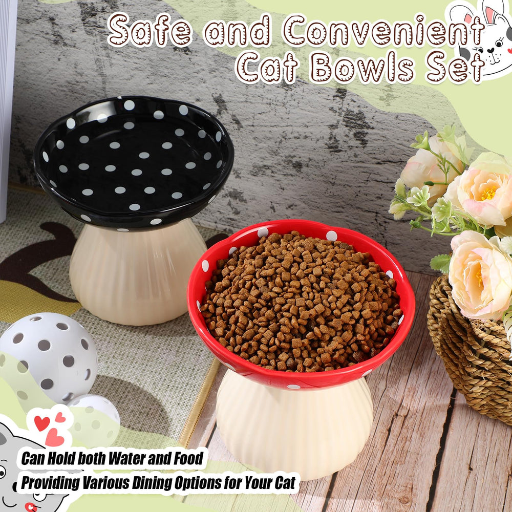 Teenyyou uso diario: dos tazones ceramicos para comida y agua.