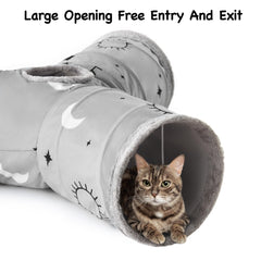 Tempcore tunel para gato con forro de felpa suave.