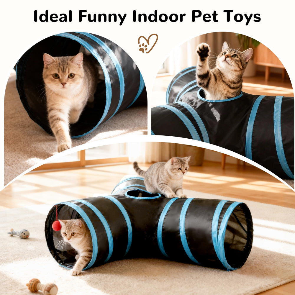 Tempcore túnel para gatos para jugar y ejercitarse en casa