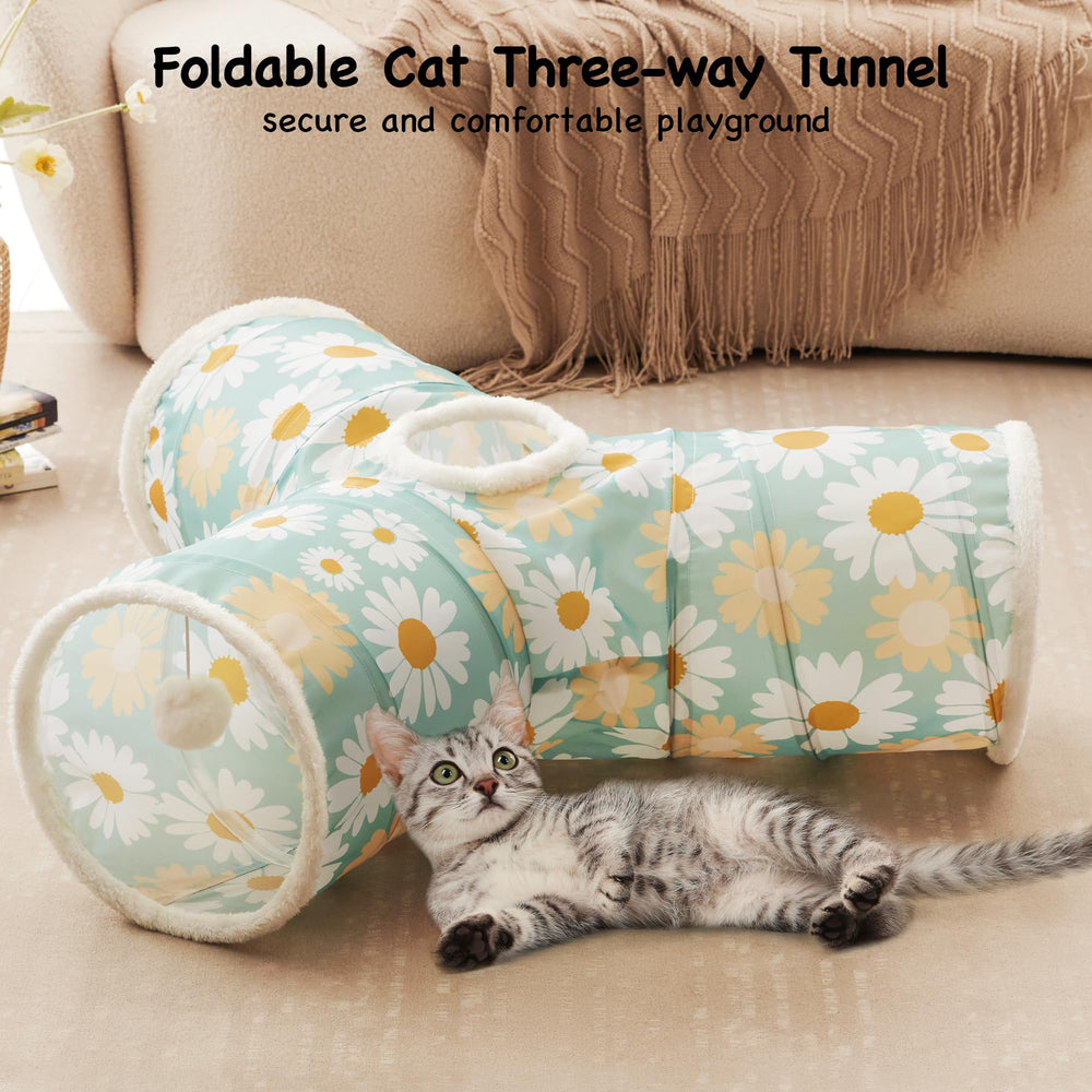 Tempcore túnel gato plegable y portátil para viajar con tu mascota.