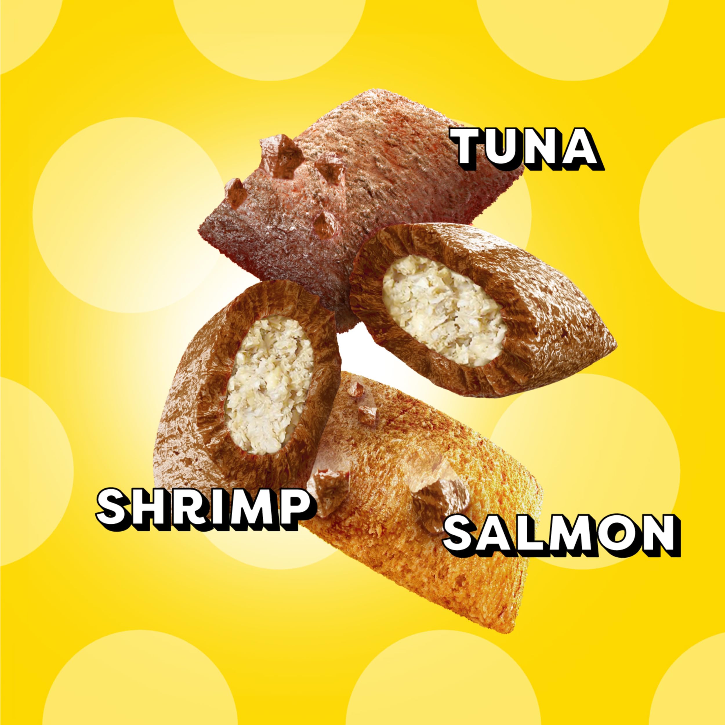 Temptations Delicias del Surfista, mezcla de sabores para gatos curiosos