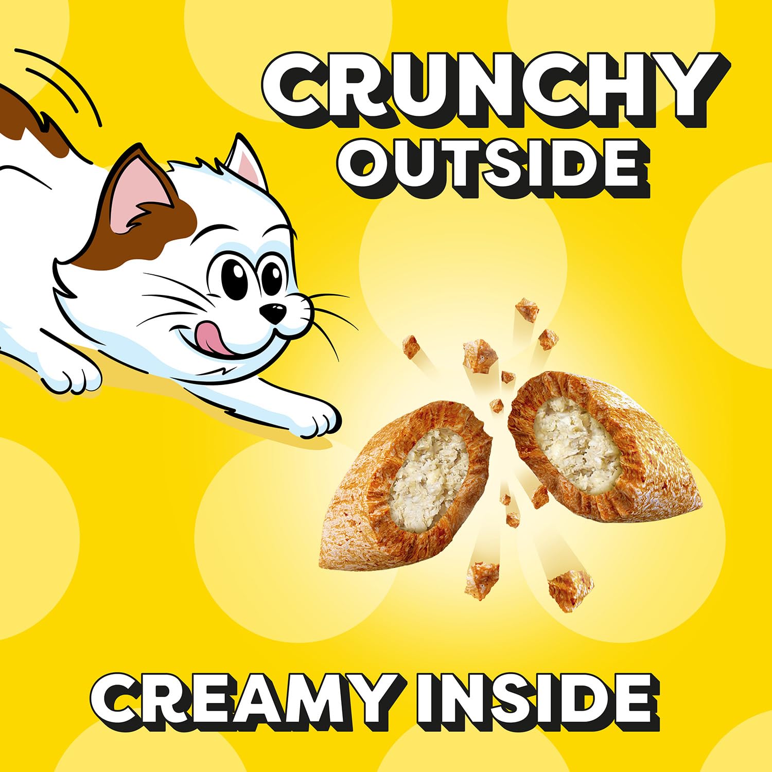 Temptations DHA apoyo al desarrollo cerebral de gatitos jóvenes en cada snack