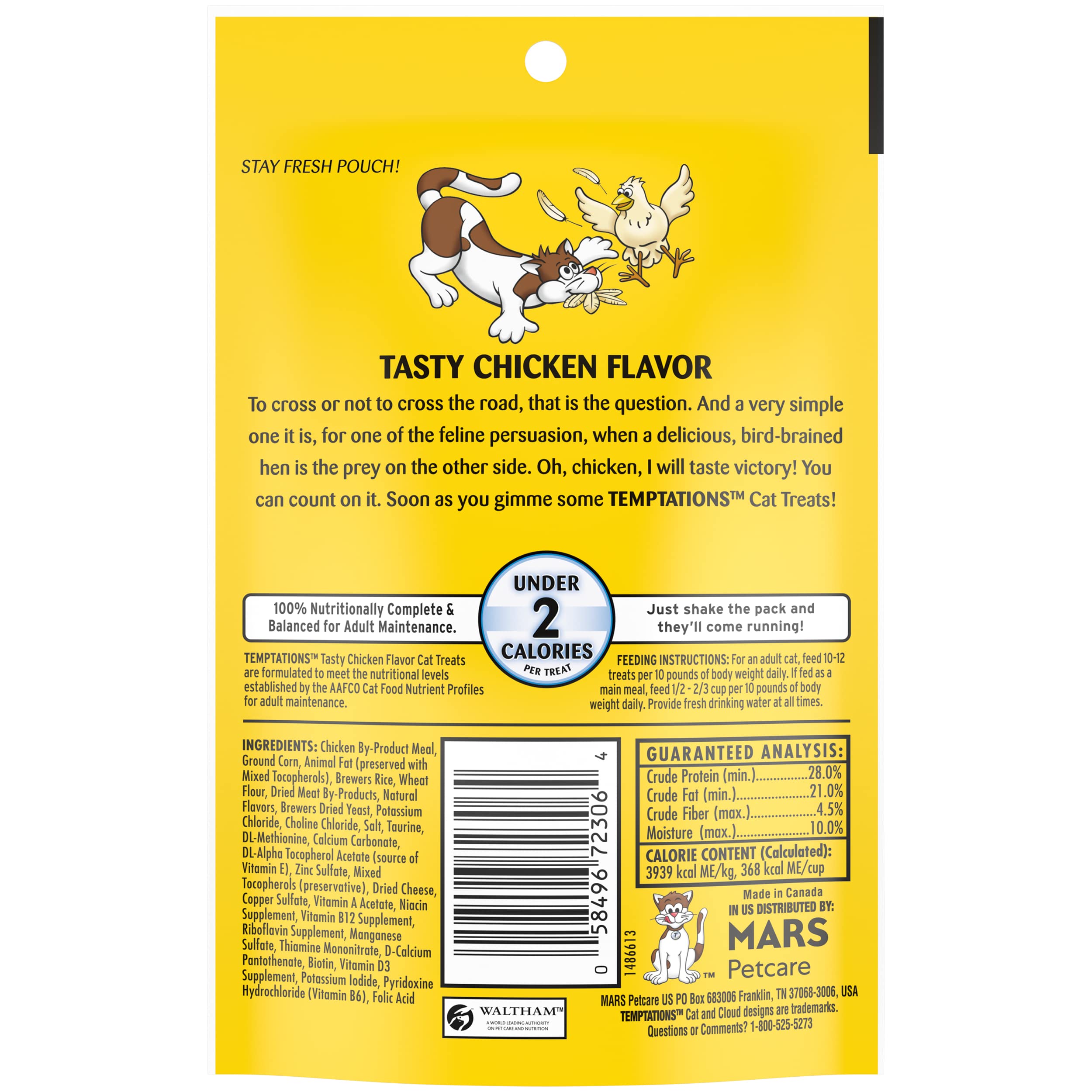 Temptations: sabor a pollo, premio sabroso para momentos de encuentro.