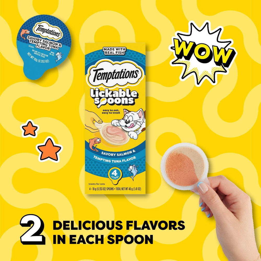 Momento de juego con Temptations Lickable Spoons, ideal para vínculo y ternura.