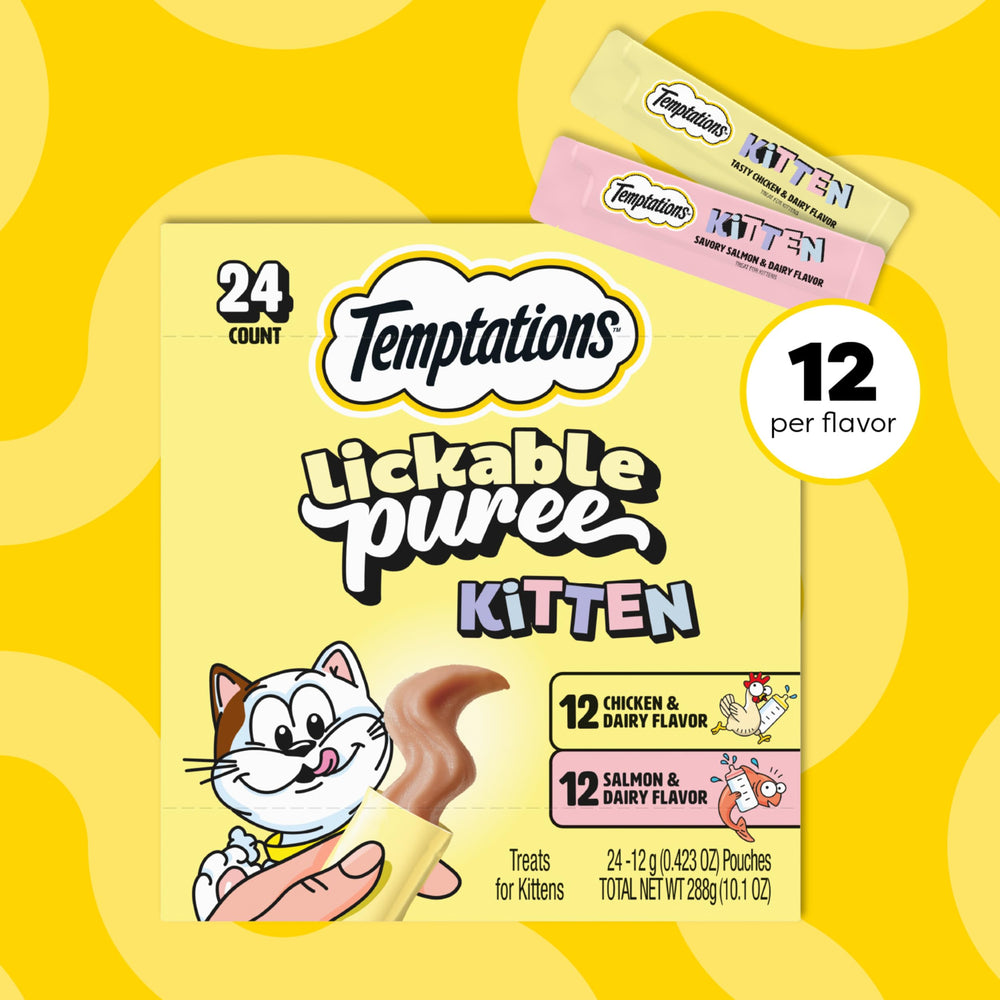 Temptations Purée Gatito, uso como remate suave para realzar comidas.