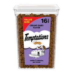 Temptations tubo guardado: snack fresco para premio diario del gato.