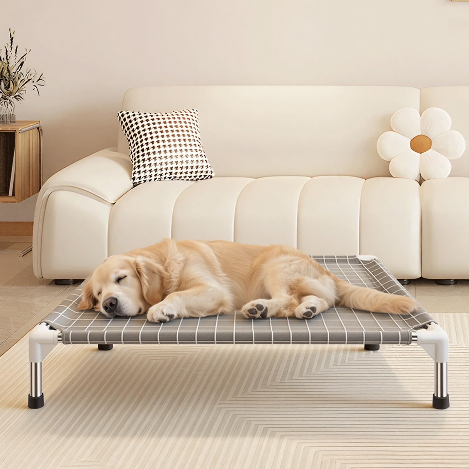 Cama de Tensorsine ideal para interiores, espacio eficiente.