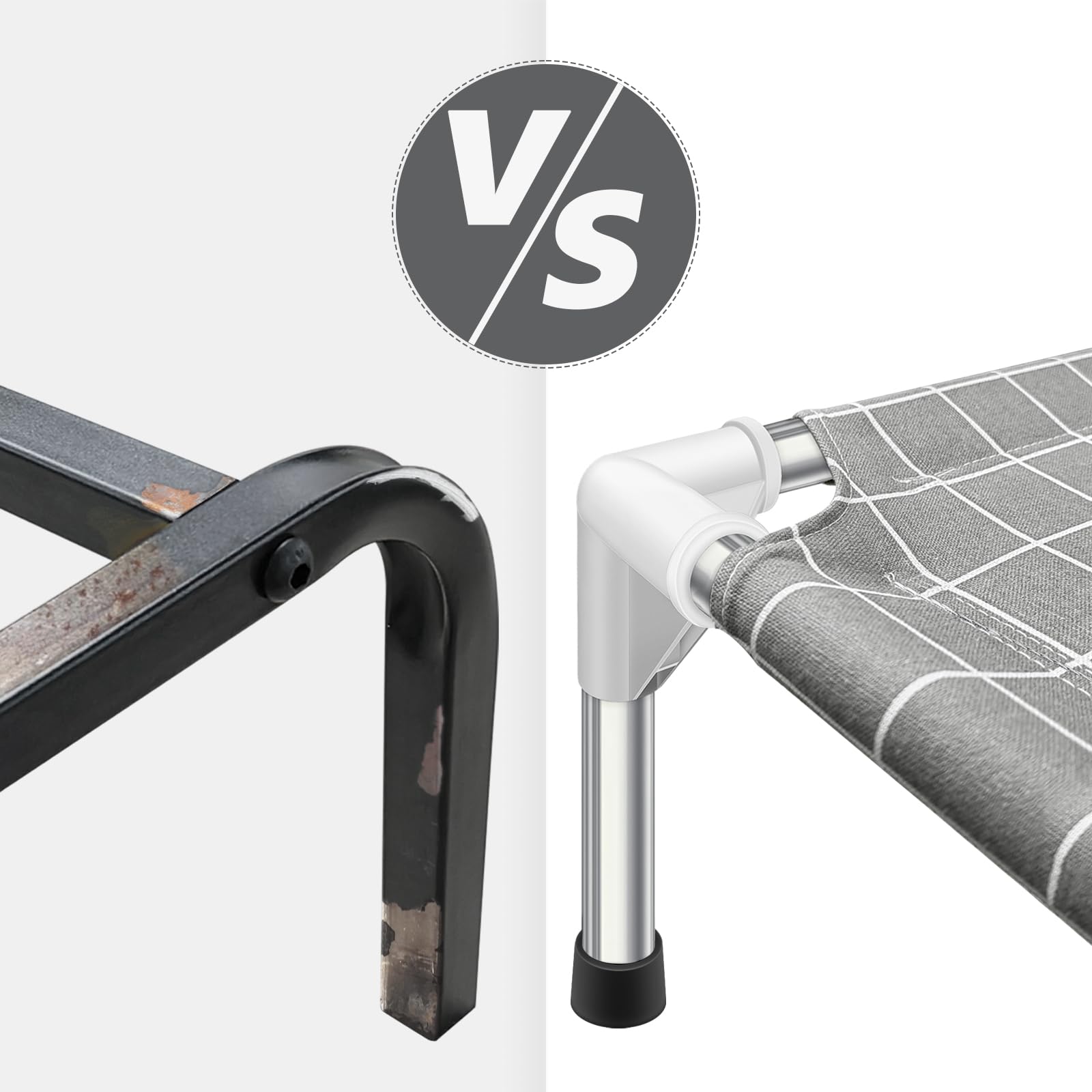 Cama elevada de Tensorsine con alta capacidad de carga para mascotas pequeñas.