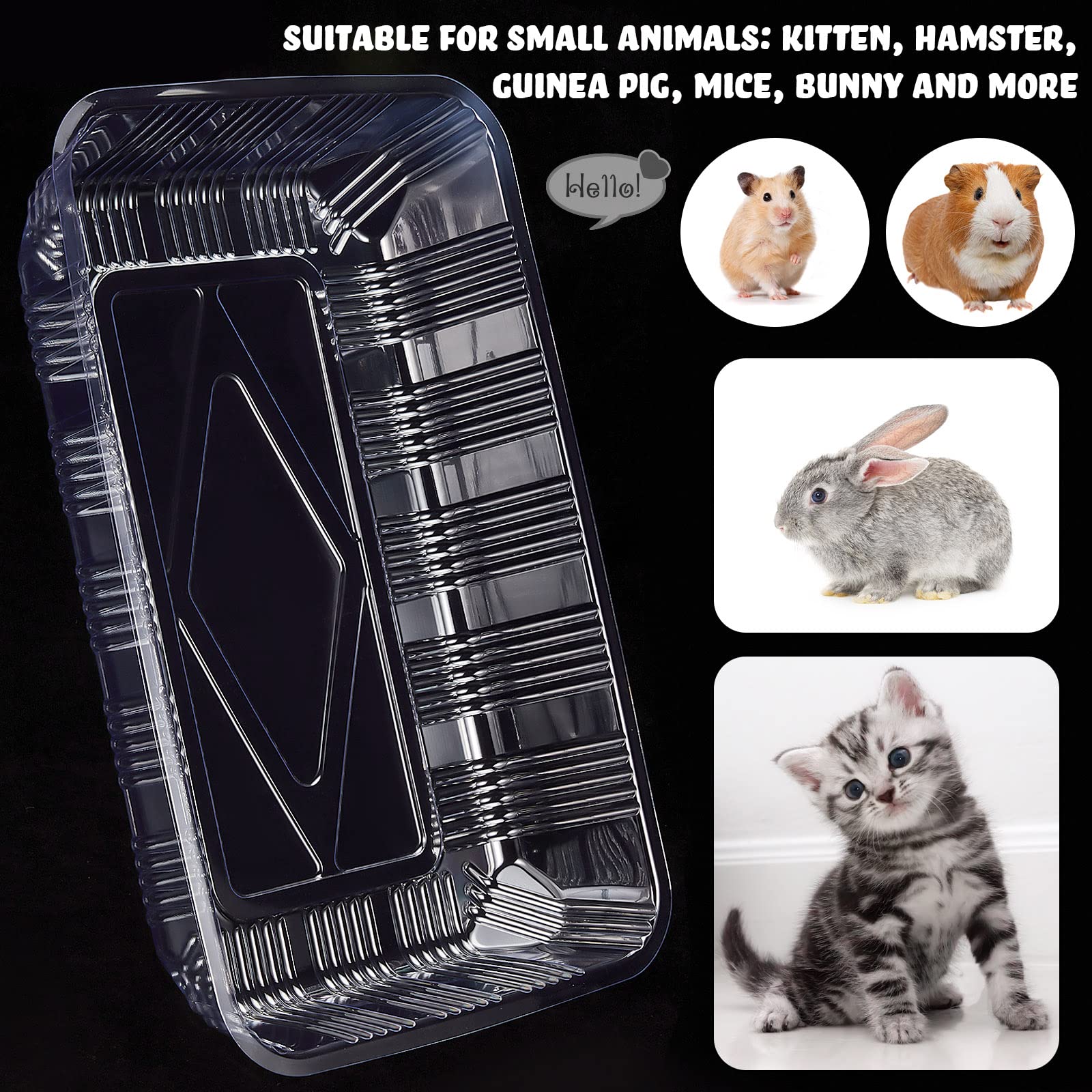 Bandeja desechable Tessco para ti en viaje: ligera y práctica para gatos pequeños.
