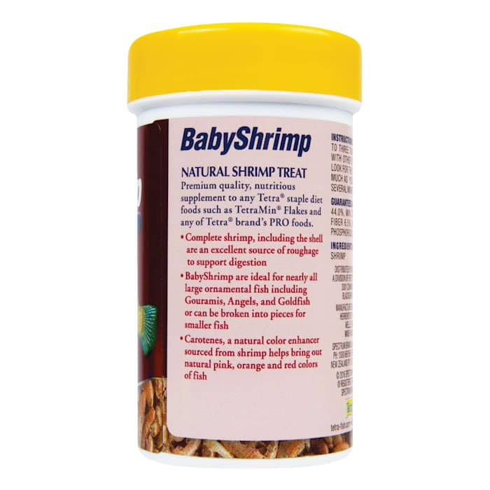 Tetra BabyShrimp, conchas incluidas para fibra natural en la dieta.