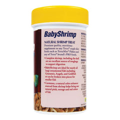 Tetra BabyShrimp, conchas incluidas para fibra natural en la dieta.