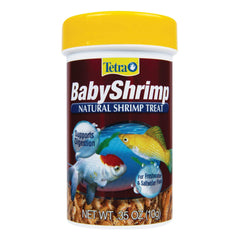 Tetra BabyShrimp, paquete frente; complemento nutritivo para acuario.