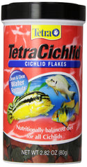 TetraCichlid Flakes en bote; alimento para cíclidos que favorece agua clara.