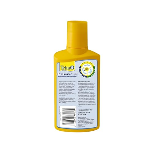 Tetra EasyBalance Plus con tapa medidora para dosis semanales en el acuario