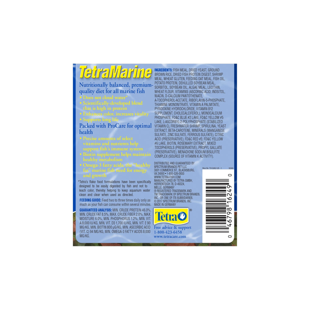 TetraMarine Flakes favorece digestión fácil y menor residuo en acuarios.