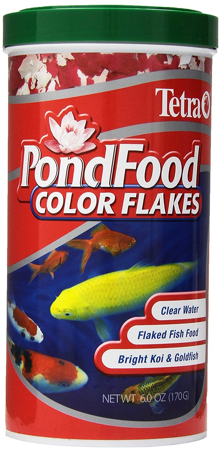 Copos TetraPond con realce de color para koi y goldfish, colores más vivos.